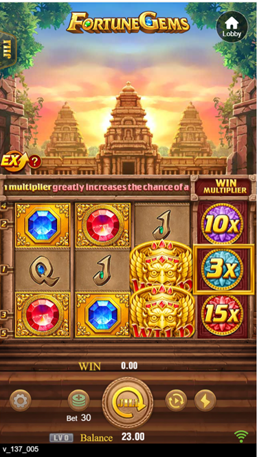 JZ777 Fortune Gems Game Screenshot