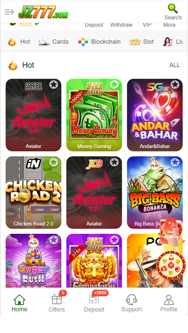JZ777 Hot Games Screenshot