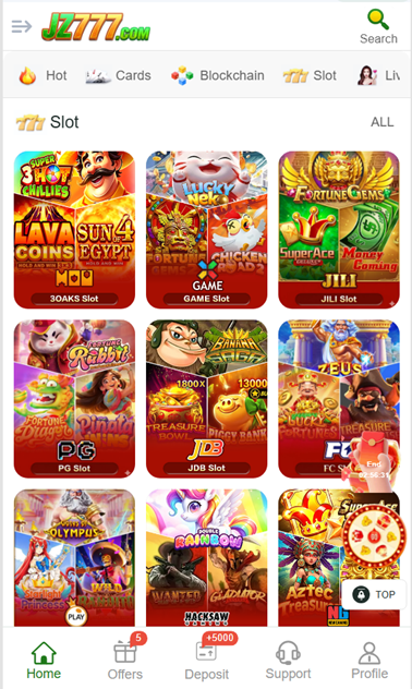 JZ777 Slot Games Screenshot