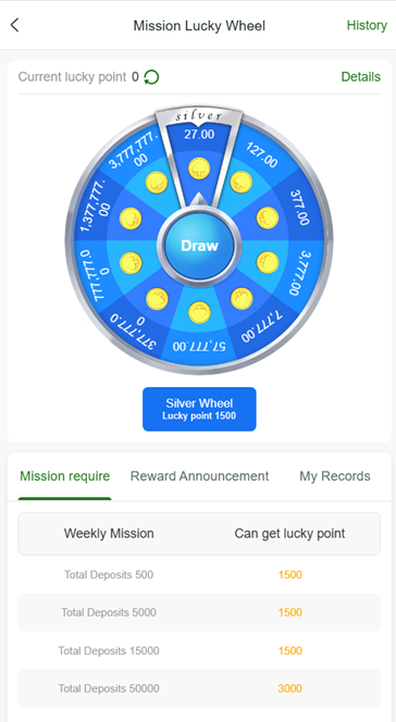 JZ777 Lucky Wheel Screenshot